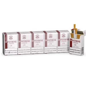 Honeyrose Herbal Cigarettes Cherry Carton
