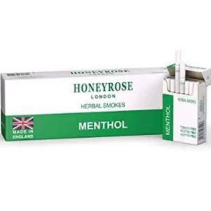 Honeyrose Herbal Cigarettes Menthol Carton