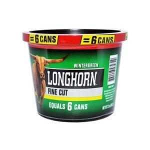 Longhorn Wintergreen 7.2oz Tub Fine Cut