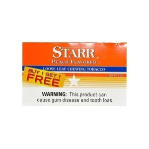 Starr Peach 6oz Loose Leaf Chewing Tobacco